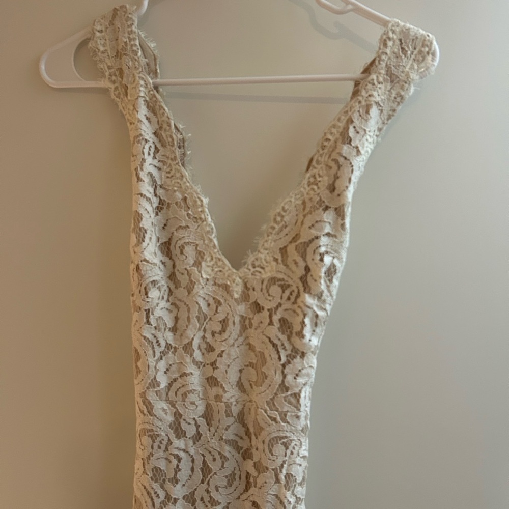 BHLDN Tadashi Shoji Lace Dress size 2